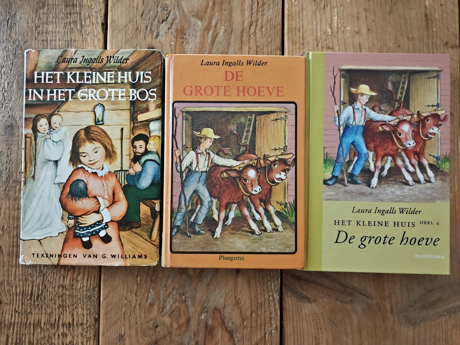 2 nostalgische boeken van: Het kleine huis., Ophalen of Verzenden