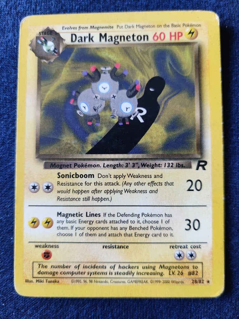 Dark Magneton - Team Rocket 28/82 - Excellent, Ophalen of Verzenden, Nieuw