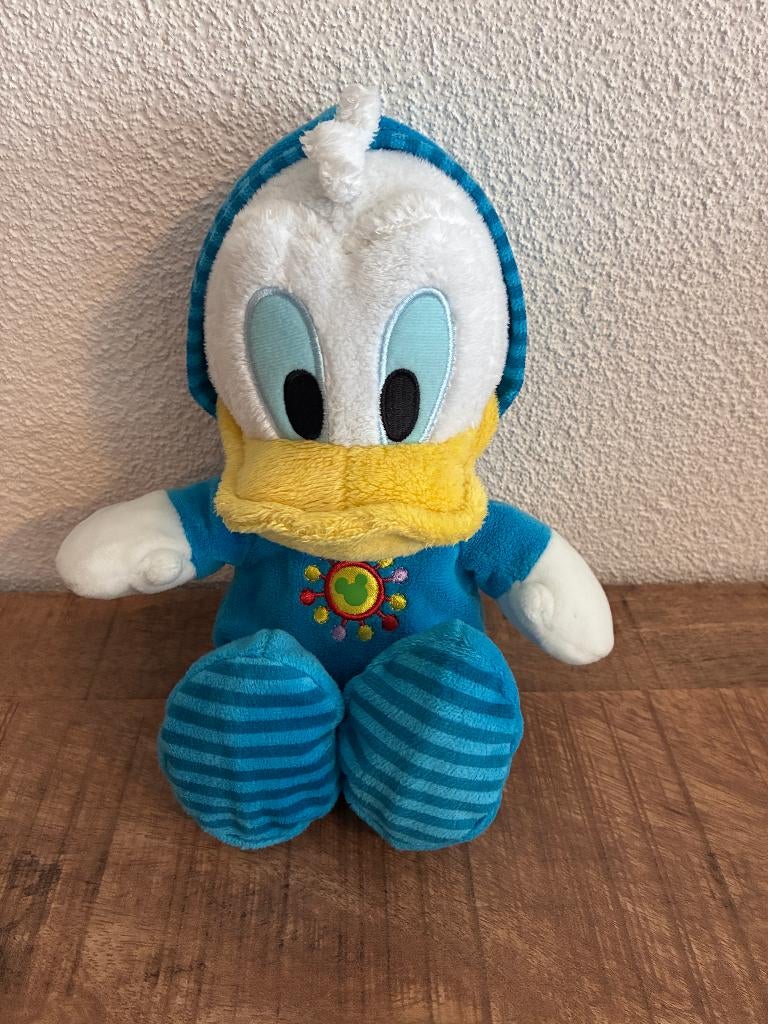 Disney knuffel baby Donald Duck. 30 cm. ZGAN (meer op FOTOs), Disney, Disney, Ophalen of Verzenden, Zo goed als nieuw