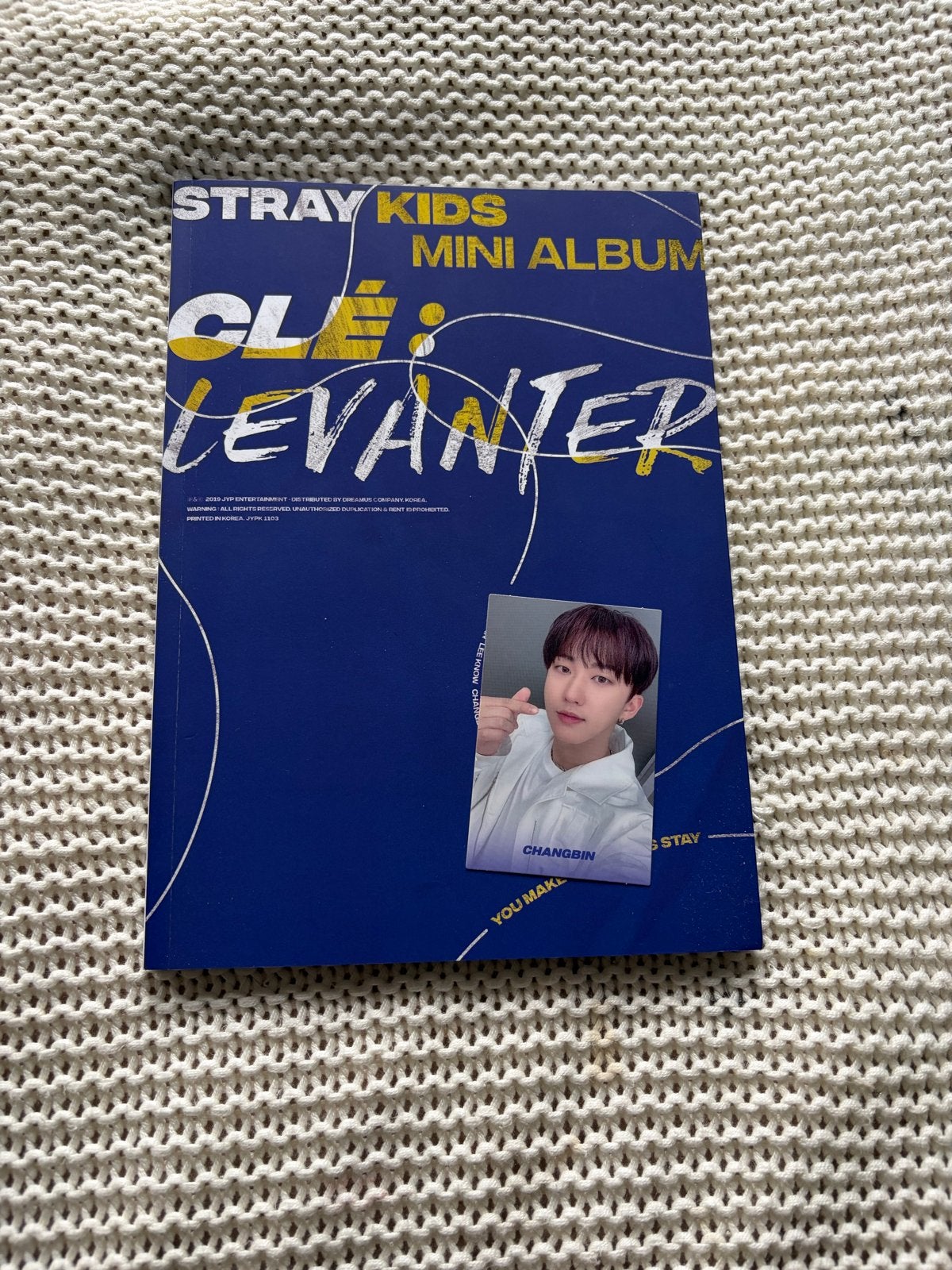Stray Kids - Clé : Levanter Mini Album met Changbin PC, Ophalen of Verzenden, 2010 - 2019, Zo goed als nieuw