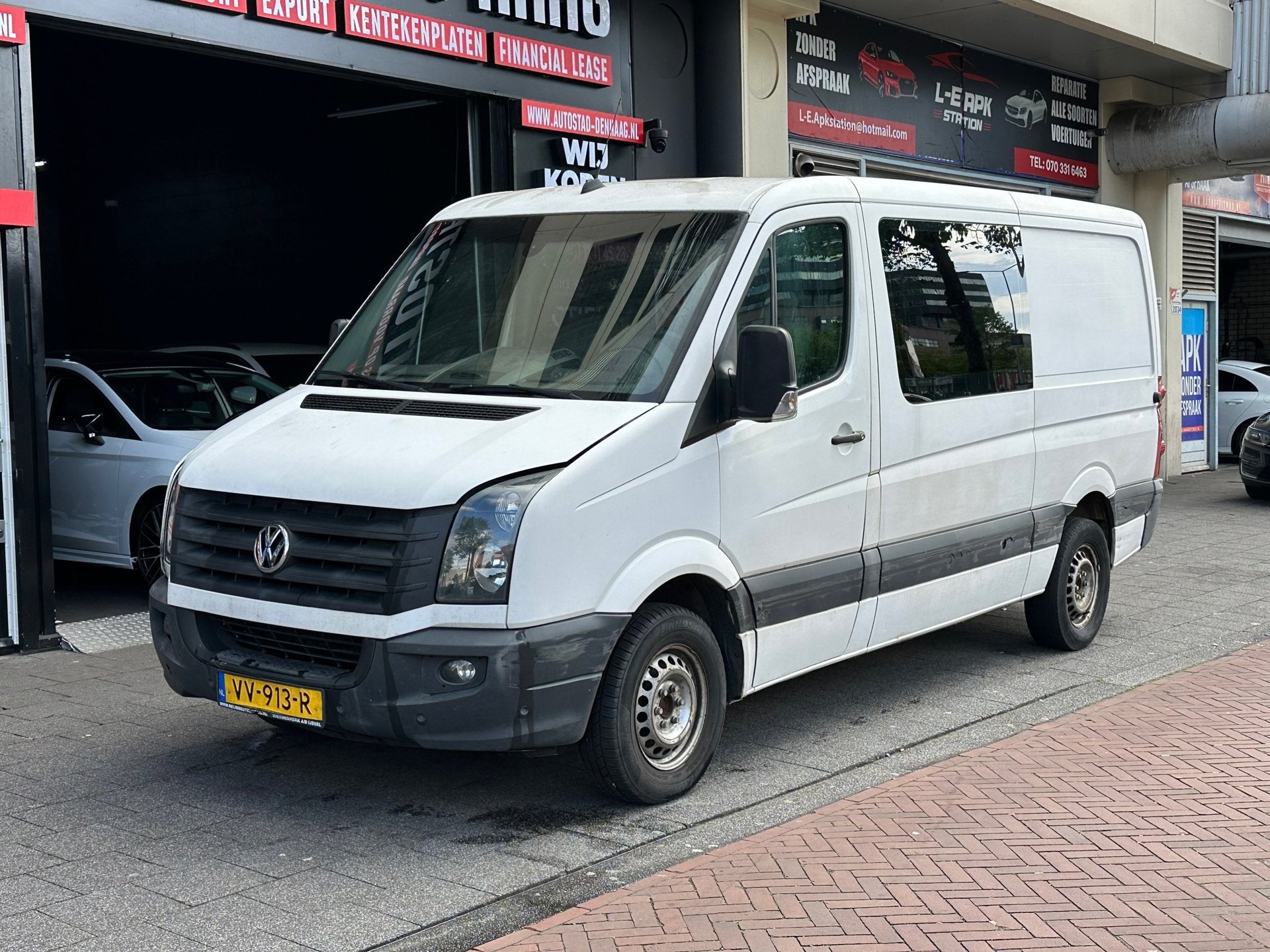 Volkswagen Crafter 30 2.0 TDI L2H2 DC Airco, Auto's, Euro 5, Gebruikt, 4 cilinders, Volkswagen