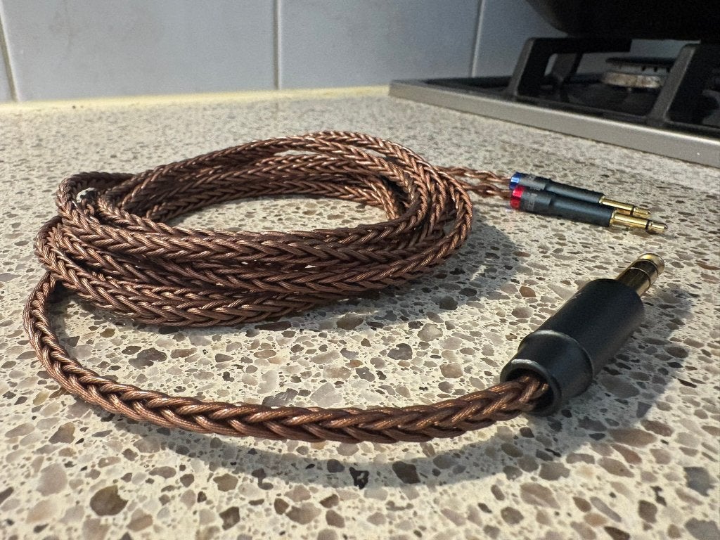 Meze Dual mono 3.5 mm to 6.3 mm Copper PCUHD, Ophalen of Verzenden, Nieuw, 2 tot 5 meter, Overige kabels