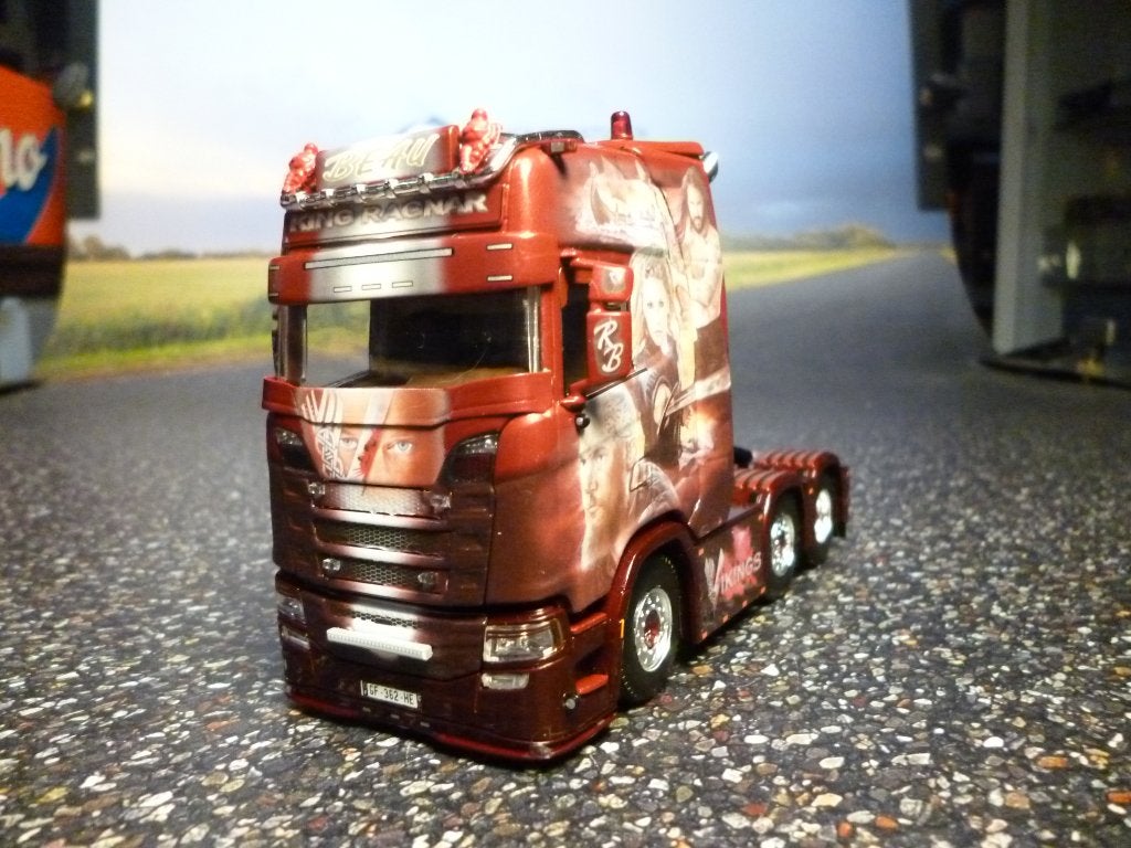 WSI Scania S Highline Beau Vikings, Hobby en Vrije tijd, Modelauto's | 1:50, Ophalen of Verzenden, Nieuw, Bus of Vrachtwagen, Wsi