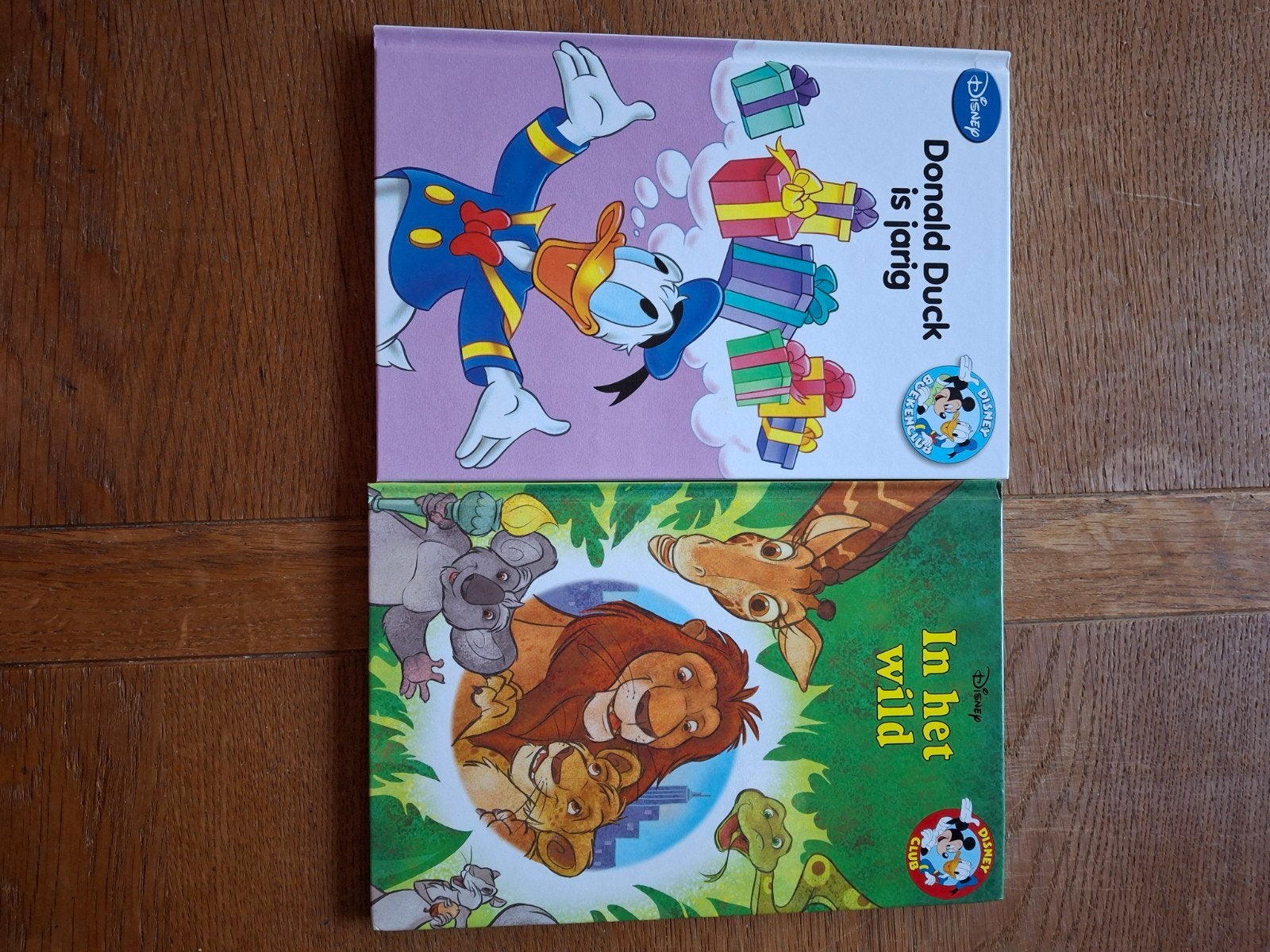 Disney club boekjes met luister cd: Donald Duck, Leeuwenkoni, Gelezen, Jongen of Meisje, Ophalen of Verzenden, Walt Disney Company