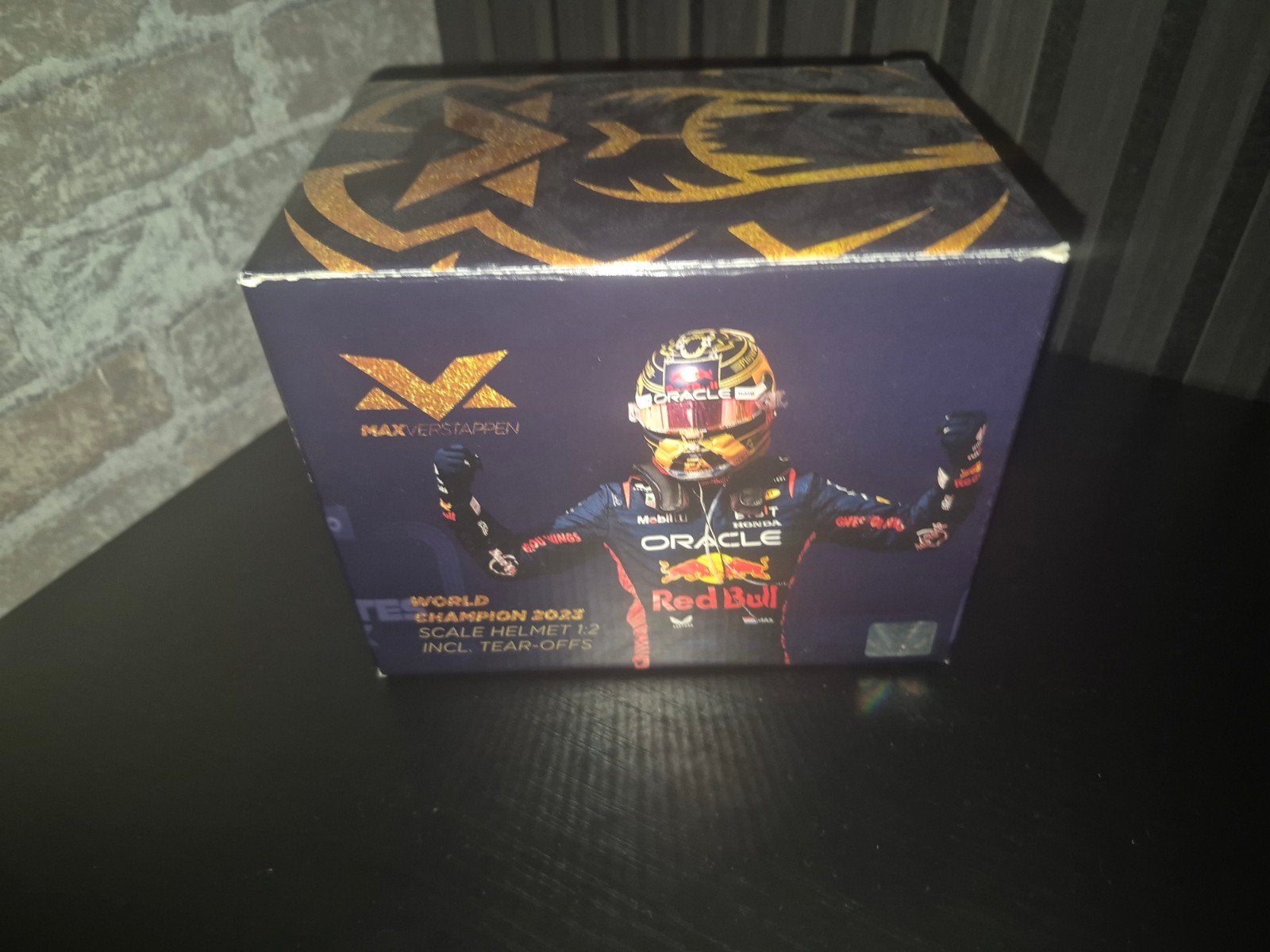 max verstappen 2023 kampioens helm 1.2 gloednieuw, Ophalen of Verzenden, Nieuw, Formule 1