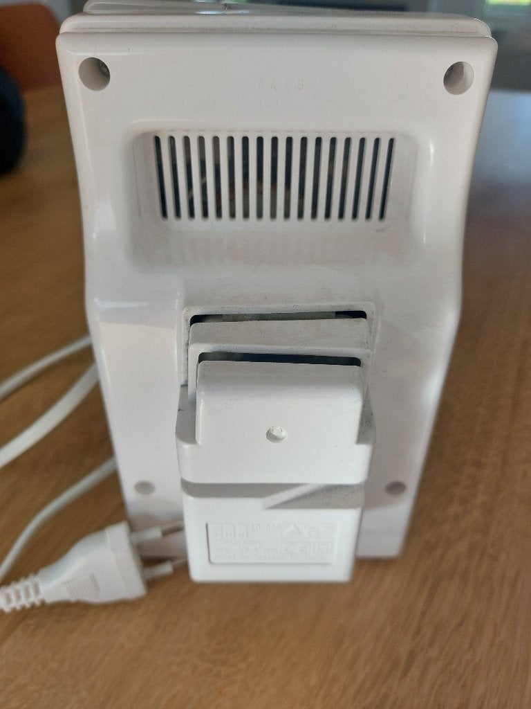 vintage elektrische blikopener en messenslijper SHG - ED 589, Ophalen, Kunststof, Wit, Overige merken