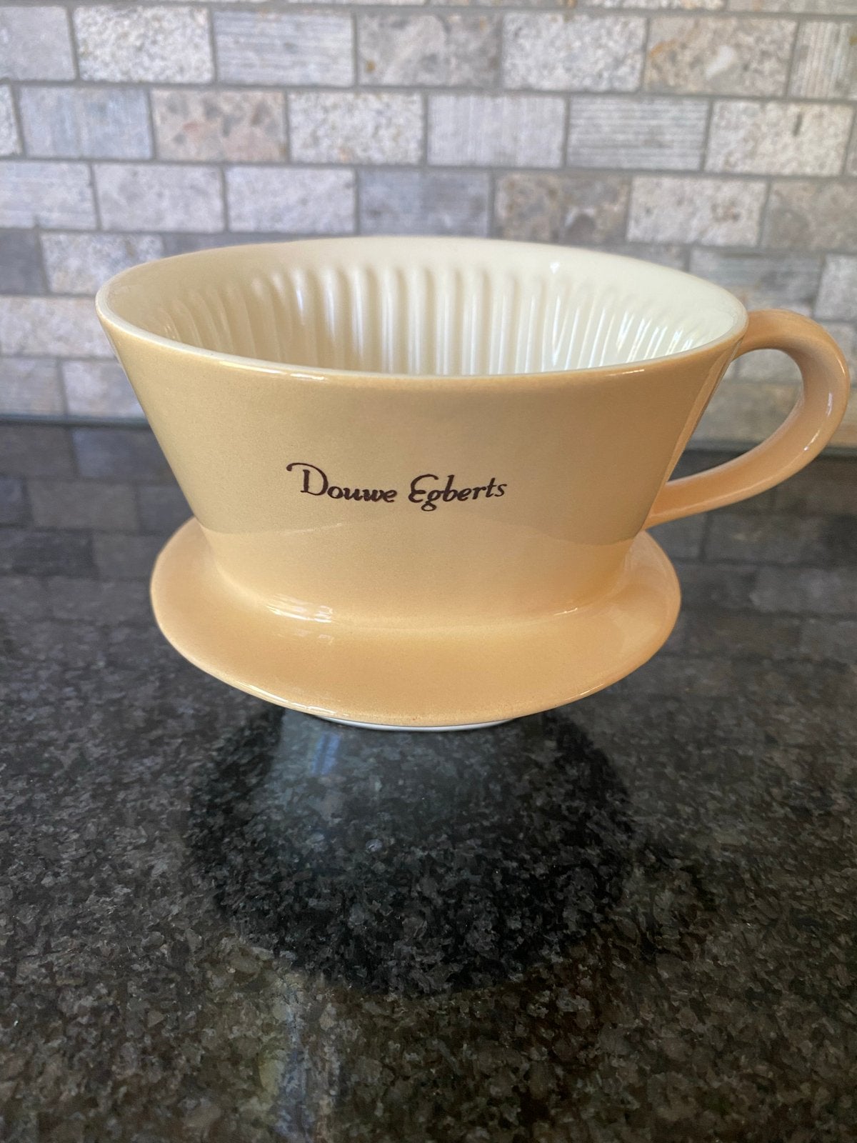 Douwe Egberts Koffiefilterhouder - Vintage Keramiek, Ophalen of Verzenden