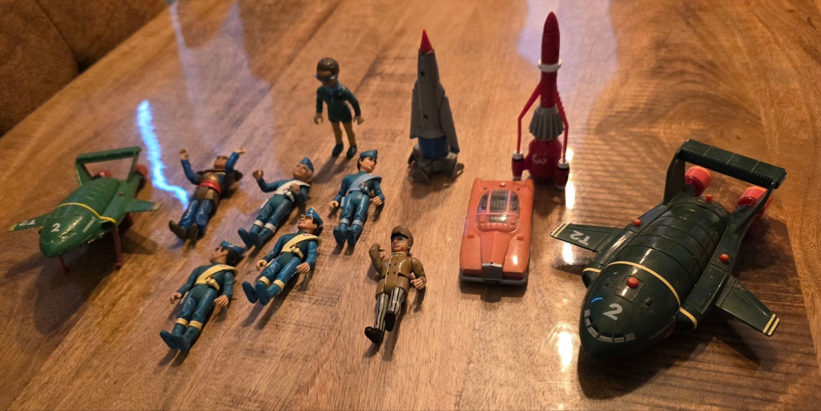 Thunderbirds verzameling: 4 voertuigen & 8 actiefiguren, Ophalen of Verzenden