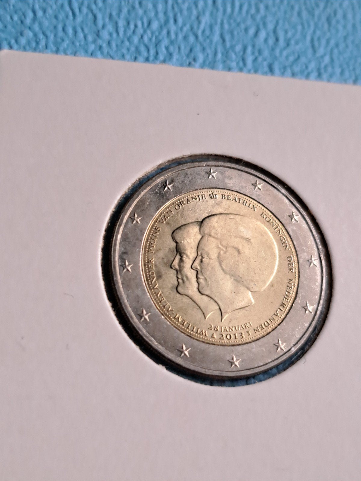 2 euro UNC Nederland Dubbelportret 2013, Ophalen of Verzenden, Koningin Beatrix, Euro's