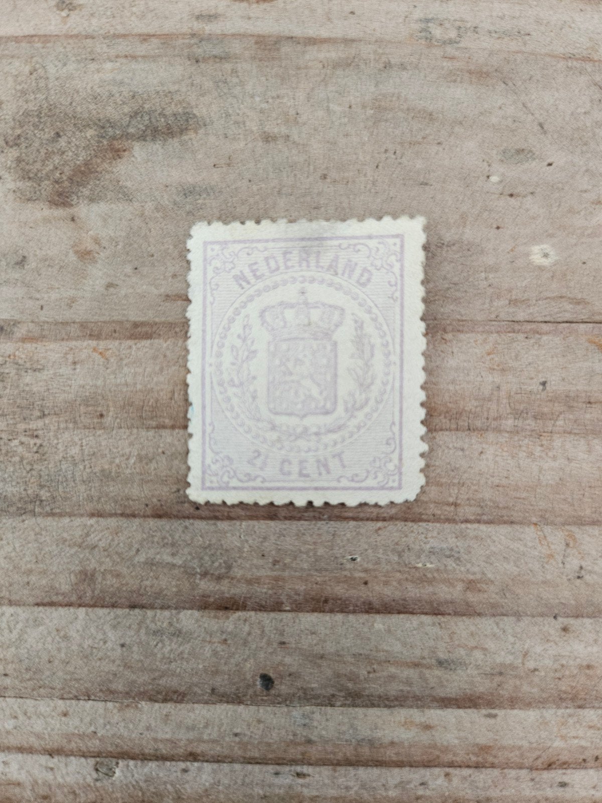 Nederland 2 1/2 cent postzegel met wapen, Postzegels en Munten, Postzegels | Nederland, Ophalen of Verzenden, T/m 1940, Gestempeld