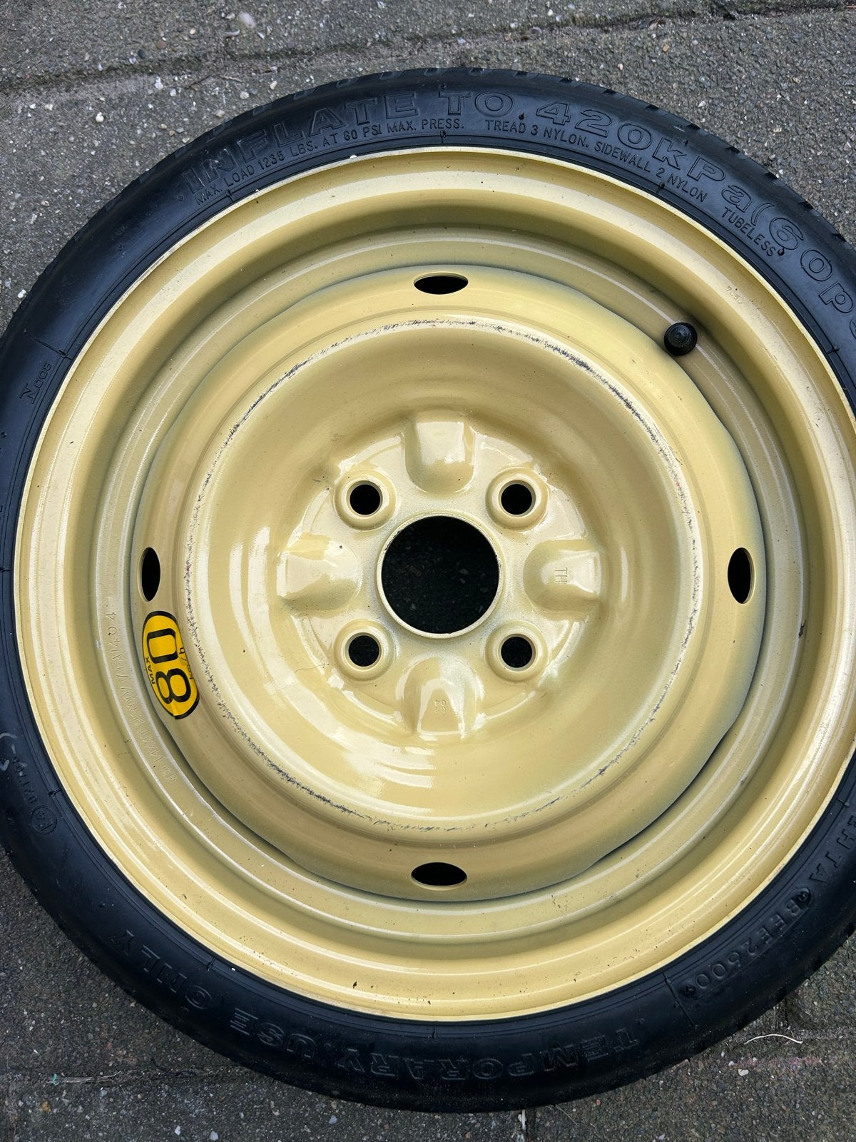 Nieuw Thuiskomer Toyota Yaris 2001 - Reservewiel, Ophalen of Verzenden, Nieuw