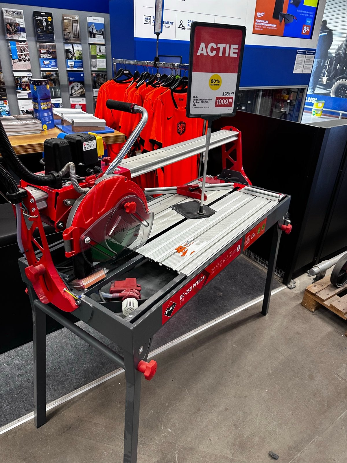 Nieuwe Rubi Tegelzaag DC-250 Python - Professionele Kwalitei, Ophalen, 70 mm of meer, Overige typen, Nieuw