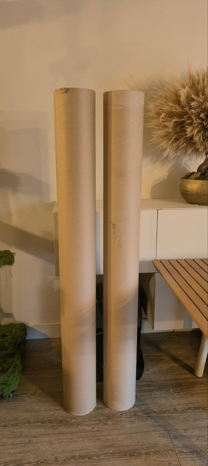 Stevige zware Kartonnen Buizen 159 lang, Ophalen, Overige materialen, Nieuw, Minder dan 2 meter