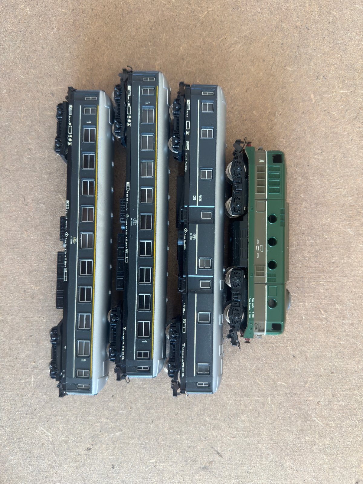 Lima FS D341 Diesel met FS personenwagons | 1/160 N spoor, Hobby en Vrije tijd, Gebruikt, Ophalen of Verzenden, Analoog, Lima