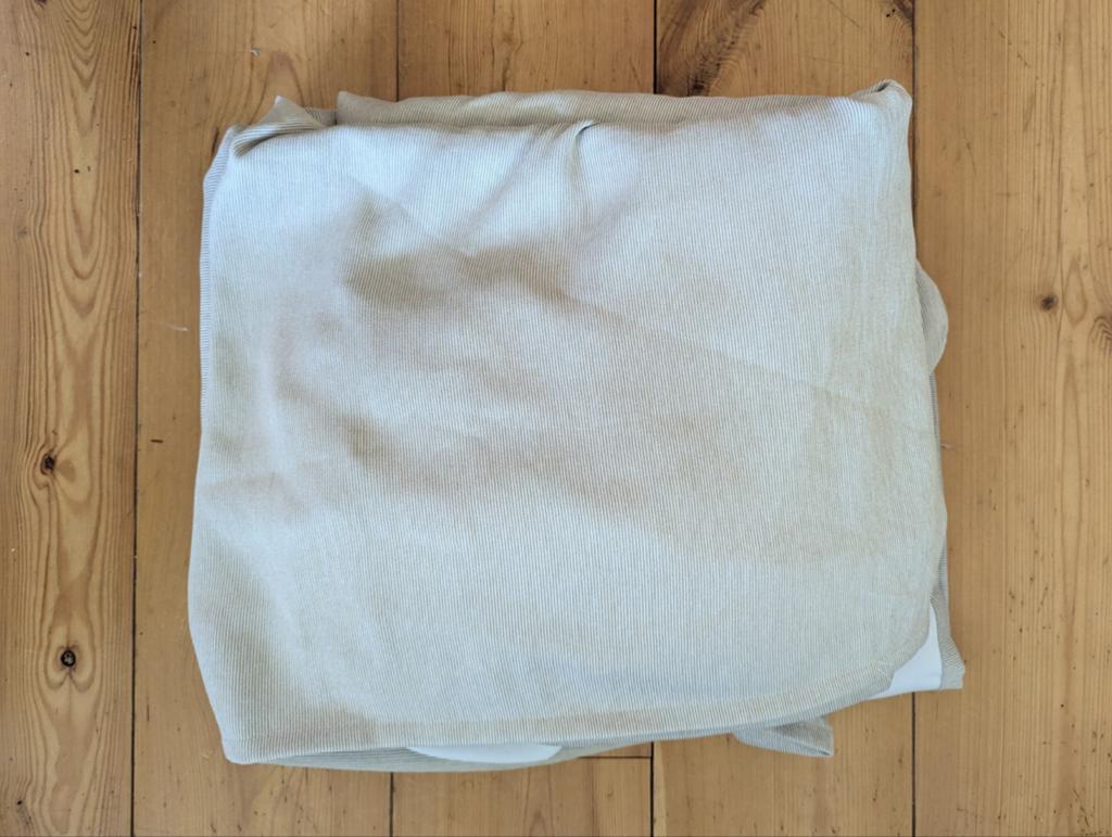 IKEA Vilborg gordijnen (1 paar), Huis en Inrichting, Gebruikt, 100 tot 150 cm, 200 cm of meer, Beige