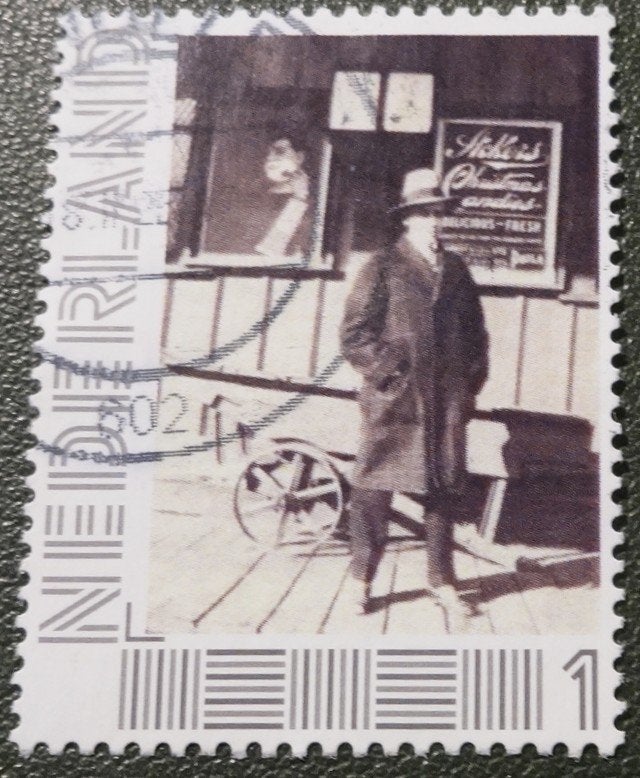 Man voor Snoepkraam - Persoonlijk - PNe01-07, Verzenden, Na 1940, Gestempeld