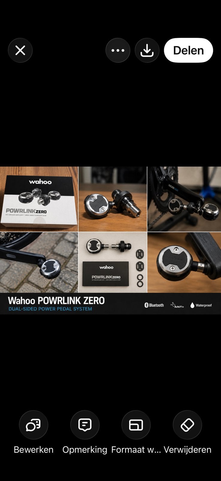 Wahoo Powrlink zero dual sided power pedal system, Ophalen of Verzenden, Nieuw, Overige typen