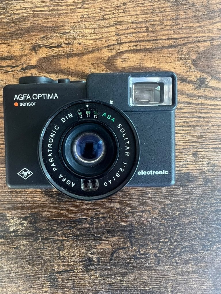 Agfa Optima Sensor Electronic - Analoge 35mm Camera, Ophalen of Verzenden, Zo goed als nieuw, Compact, Overige Merken