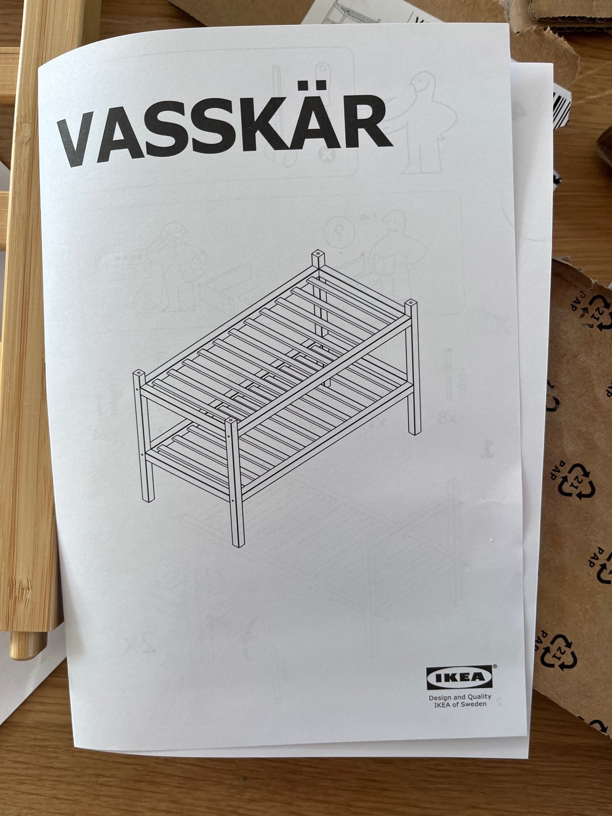 IKEA VASSKÄR twee rekjes - Nieuw in verpakking, Ophalen, Nieuw