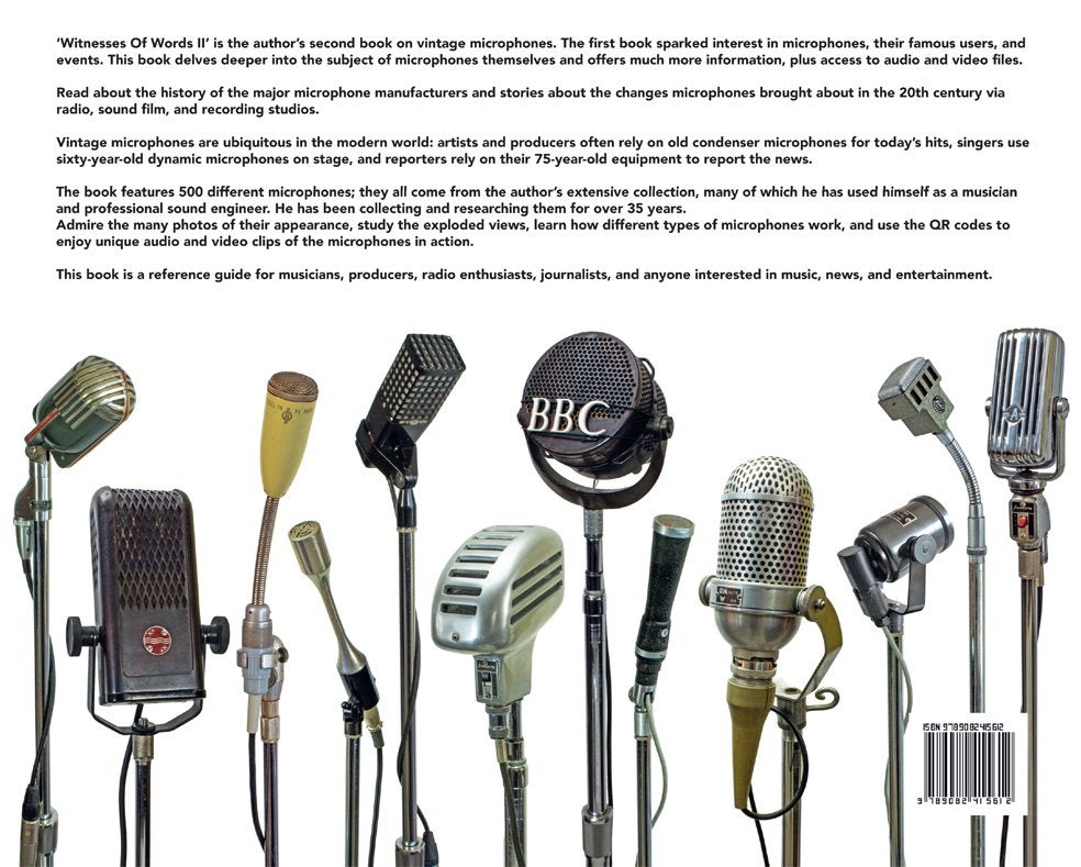 Witnesses Of Words II - More On Vintage Microphones, Verzenden, Nieuw, Overige typen