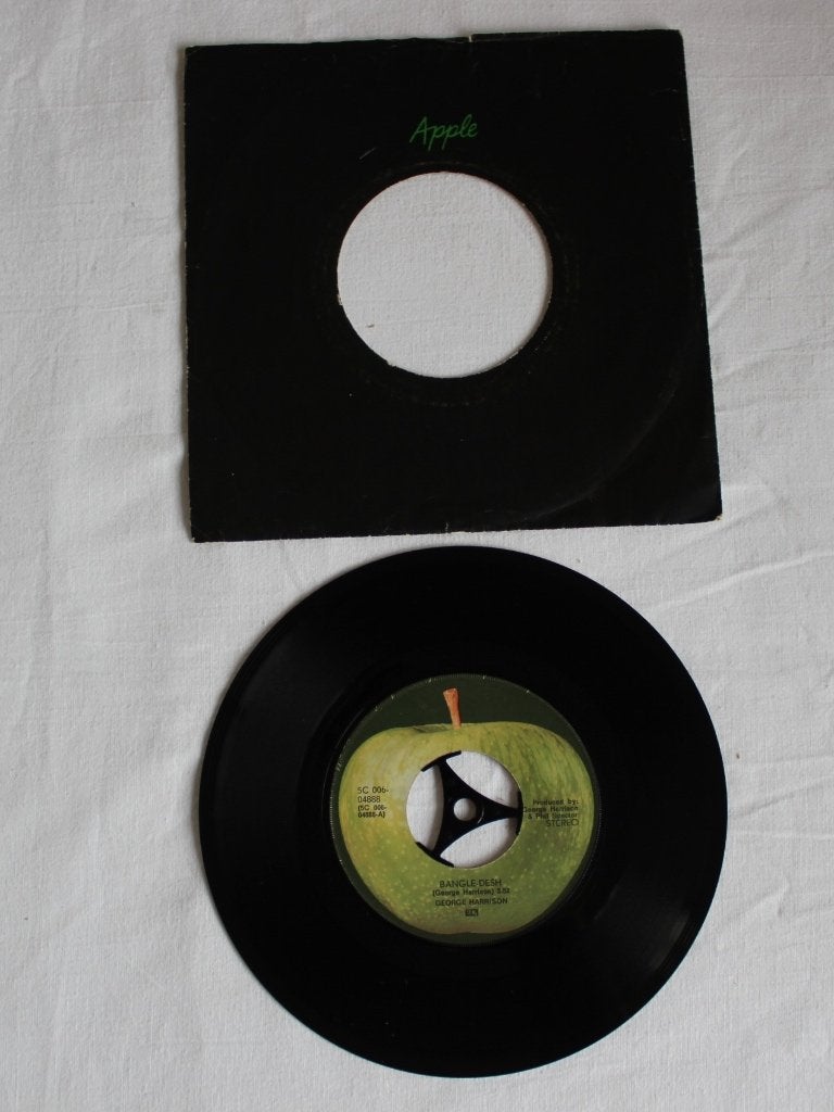 George harrison - bangle desh, Ophalen of Verzenden, Zo goed als nieuw, 7 inch, Pop