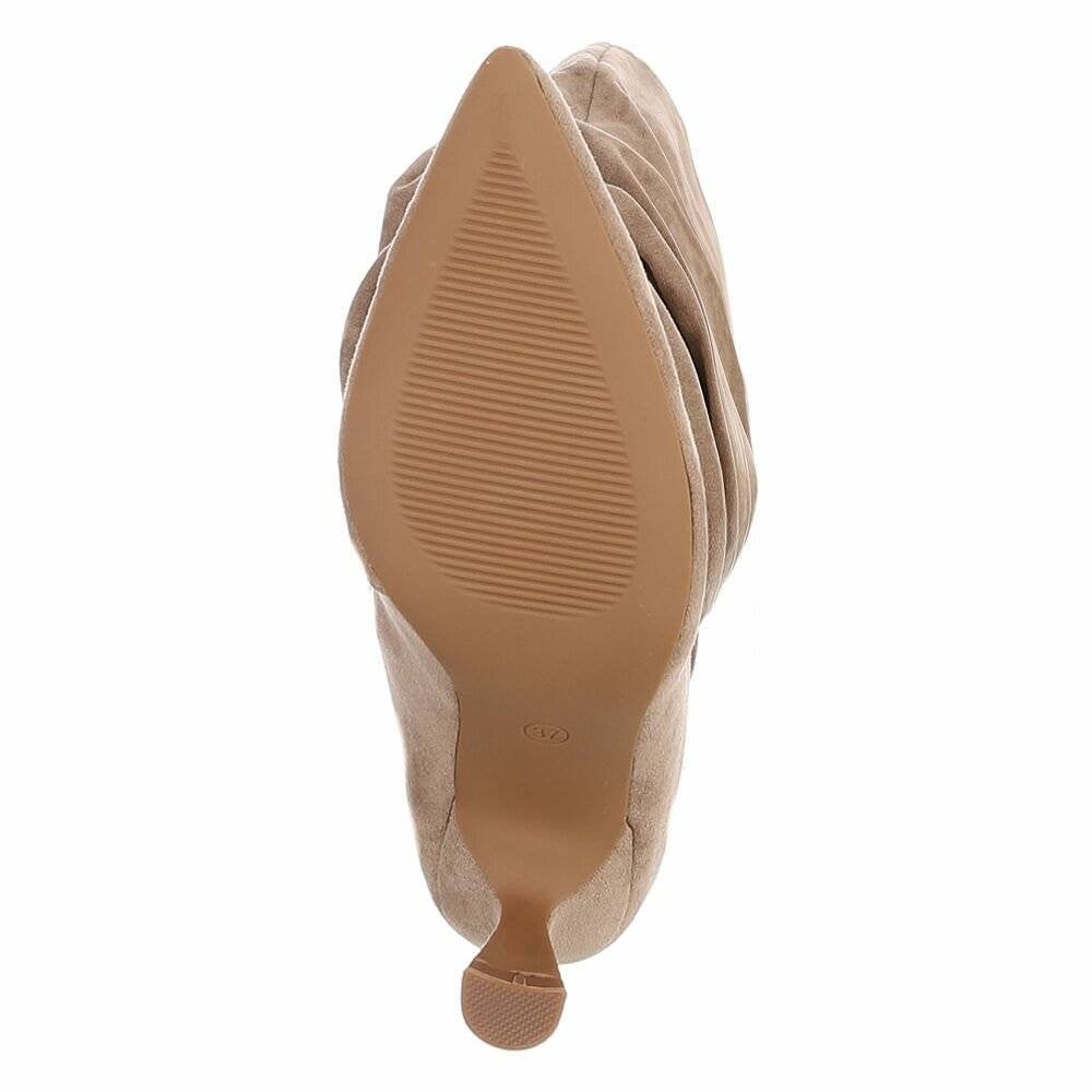 Dames slouchy overknee laarzen khaki beige 36 37 38 39 40 41, Info@lunamex.com, Hoge laarzen, Lunamex Trading, Beige