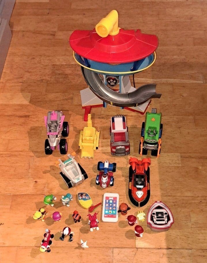 Paw Patrol Uitkijktoren & Voertuigen Speelset, Ophalen of Verzenden, Gebruikt, Jongen of Meisje