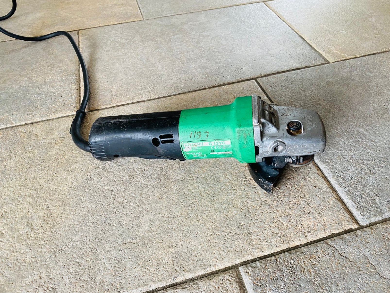 Hitachi Hikoki G13YC G 13 YC slijptol haakse slijper, Gebruikt, Hikoki Hitachi, Ophalen of Verzenden, Onbekend