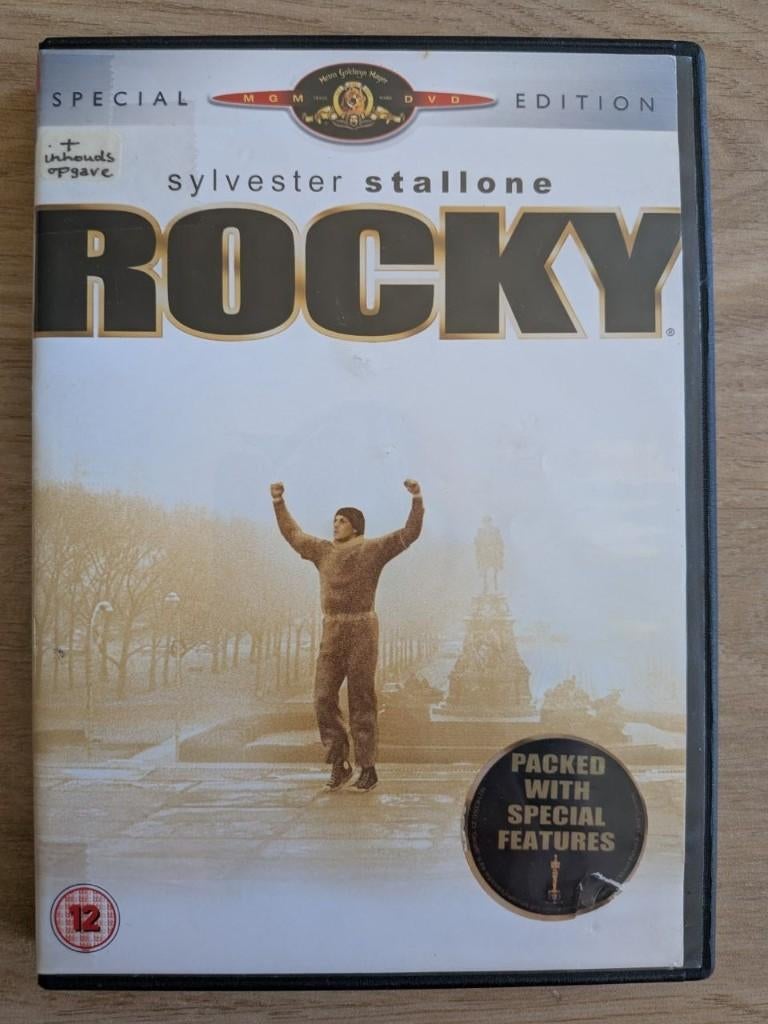 MGM DVD | Rocky 1976 - Sylvester Stallone ( gebruikt ), Vanaf 12 jaar, Ophalen, Zo goed als nieuw, Actie