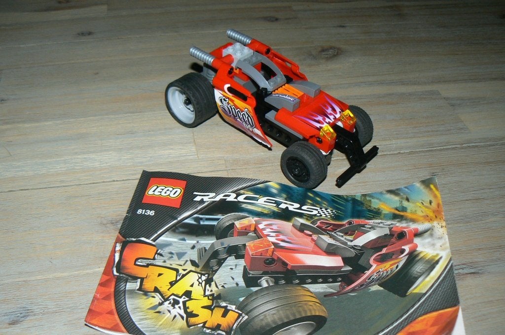Te koop: Lego Racers 4 stuks € 20,00, Gebruikt, Compleet, Lego, Ophalen of Verzenden