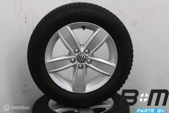 WINTER! ORIGINEEL! 15 inch velgen VW Polo 2G! 2G0071495, Gebruikt, 15 inch, Banden en Velgen, Personenwagen