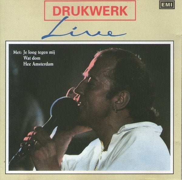 Drukwerk ‎– live cd 7954052 - 1st edition 7954052 - 1990, Verzenden, Zo goed als nieuw, Pop, Eerste persing