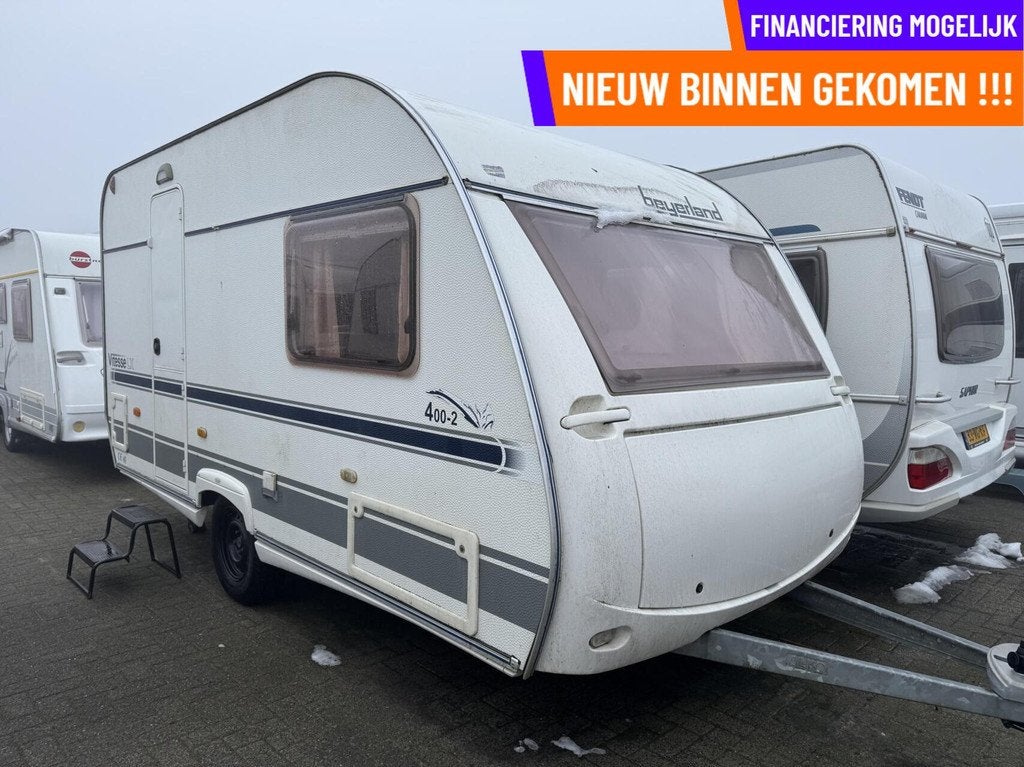 Beyerland VITESSE 400-2 LX RONDZIT, VOORTENT, FIETSENDRAGER, Caravans en Kamperen, Hordeur, Rondzit, Tot en met 2, Bedrijf
