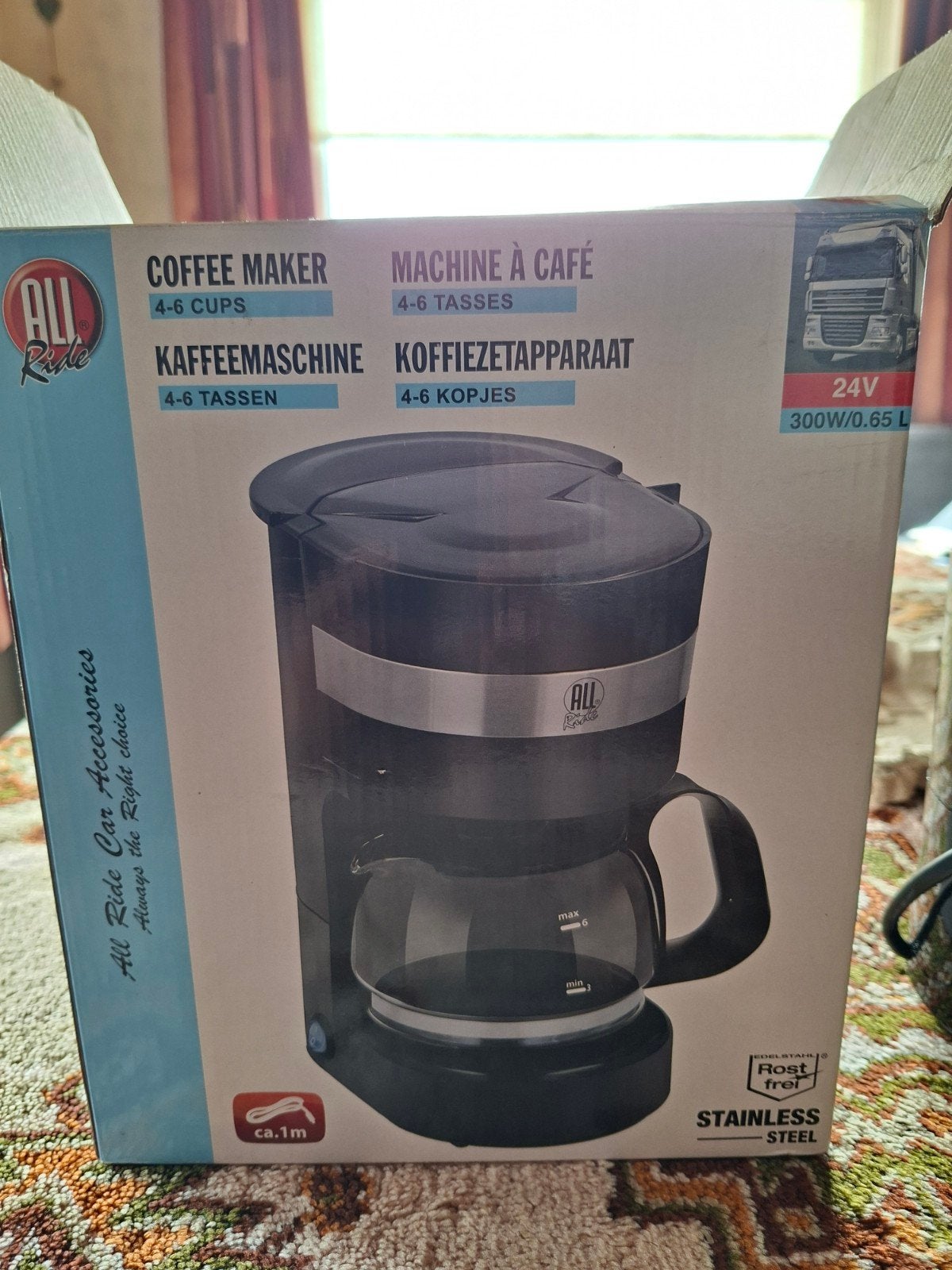 koffiezetapparaat. nieuw in doos. all ride. bieden., Ophalen of Verzenden, Nieuw