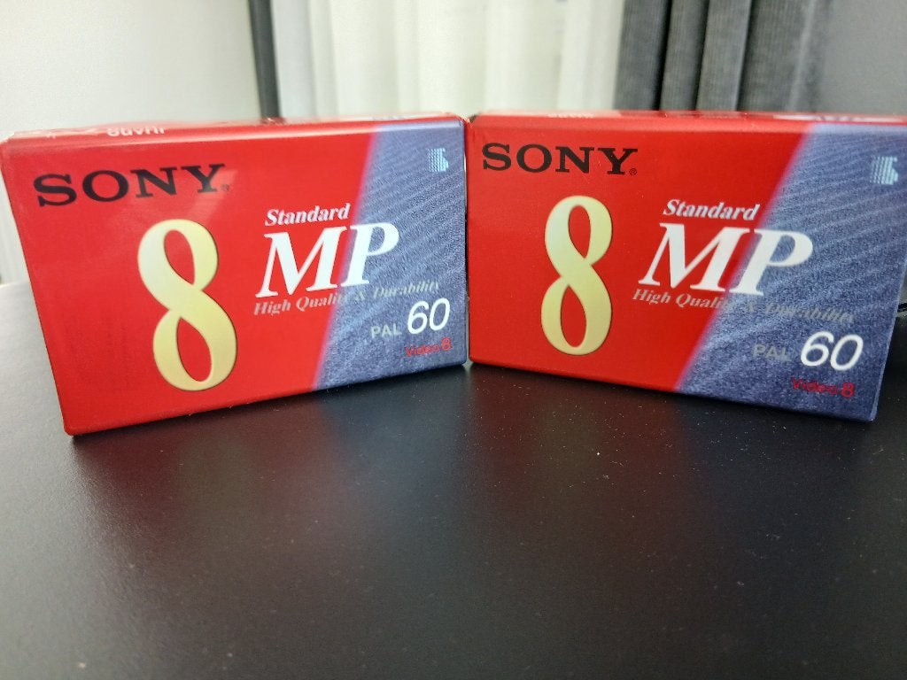 2x Sony P5-60MP2 Video8 Cassettes (60 min) – Nieuw in folie!, Audio, Tv en Foto, Videocamera's Analoog, Ophalen of Verzenden, 8mm