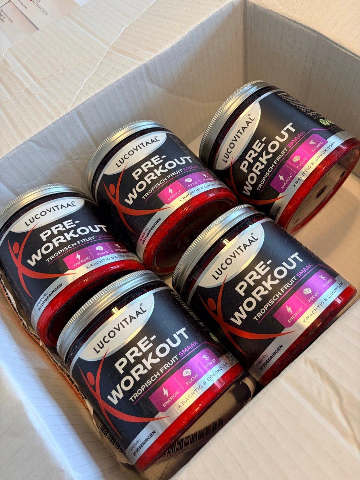 Pre workout Lucovitaal, Ophalen of Verzenden, Nieuw, Poeder of Drank