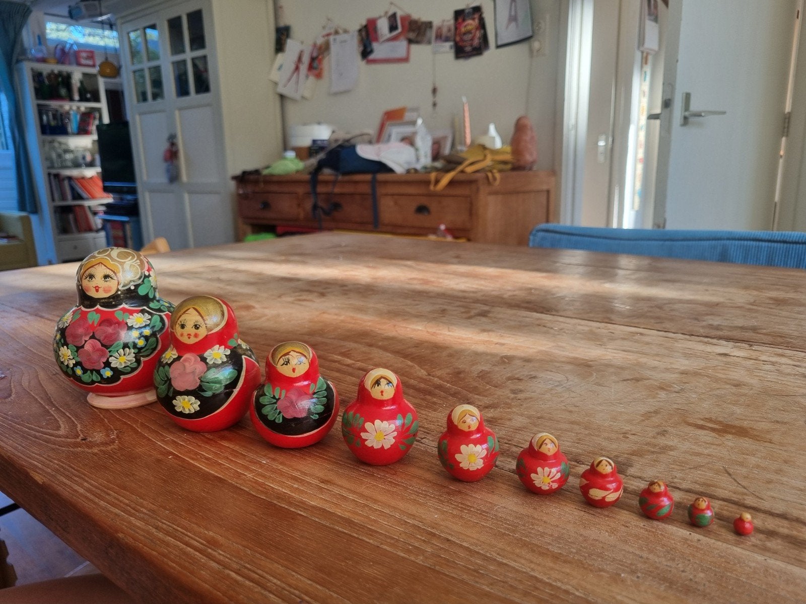 Vintage Matroesjka Poppetjes uit Bulgarije/Boedapest, Ophalen of Verzenden