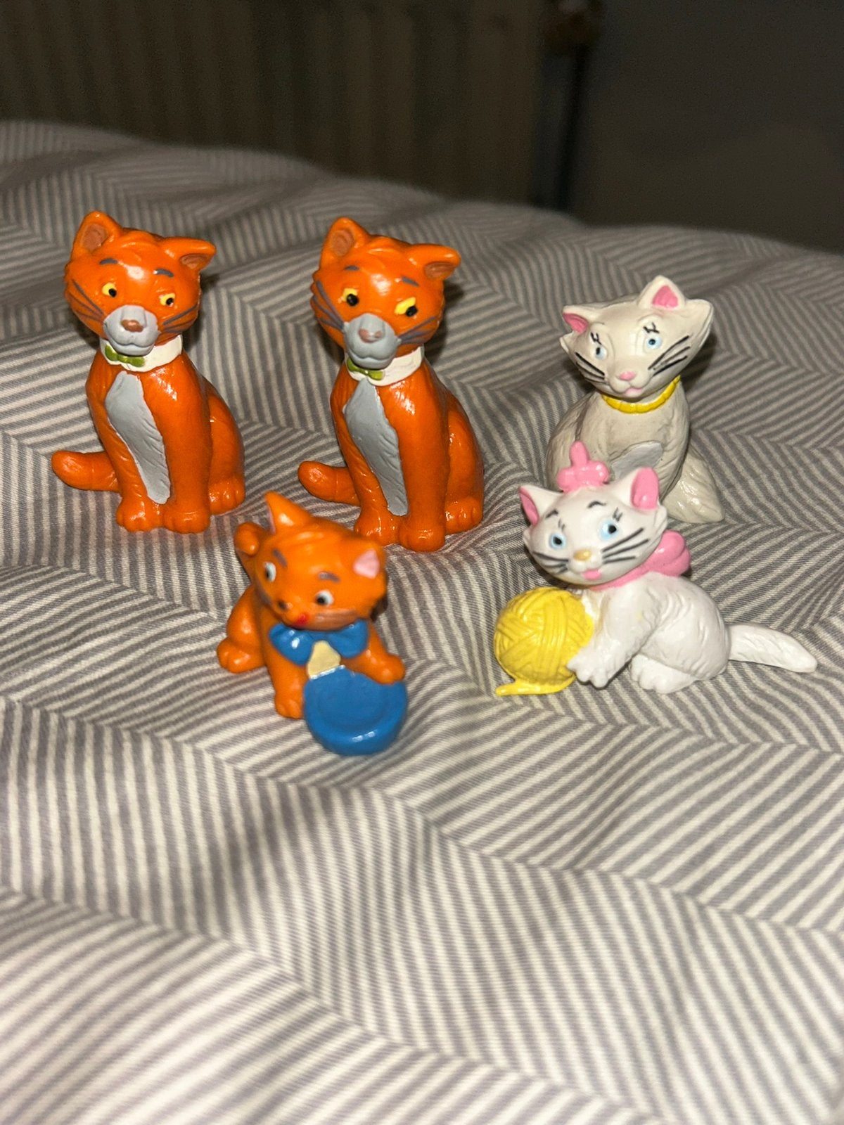 vintage bullyland disney aristocats handpainted, Verzenden, Gebruikt, Beeldje of Figuurtje