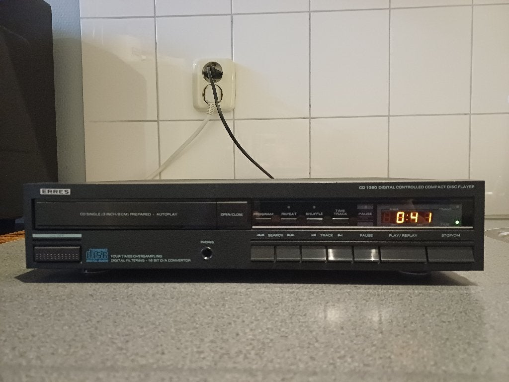 Erres CD-1380 CD-Speler (Philips CD380), Ophalen, Refurbished, Philips