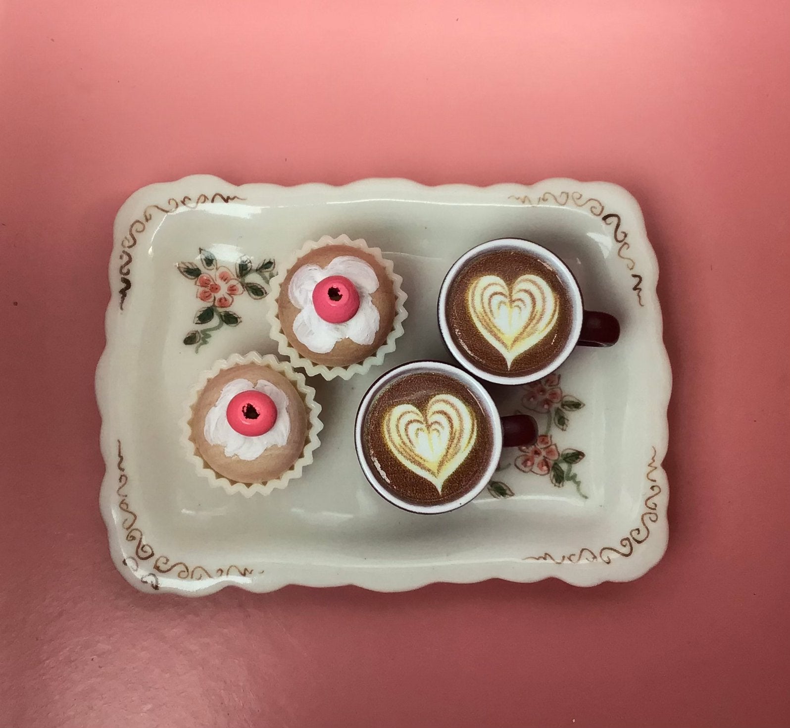 Serviesje voor Maileg muis en poppenhuis, Ophalen of Verzenden, Nieuw, Poppenhuis