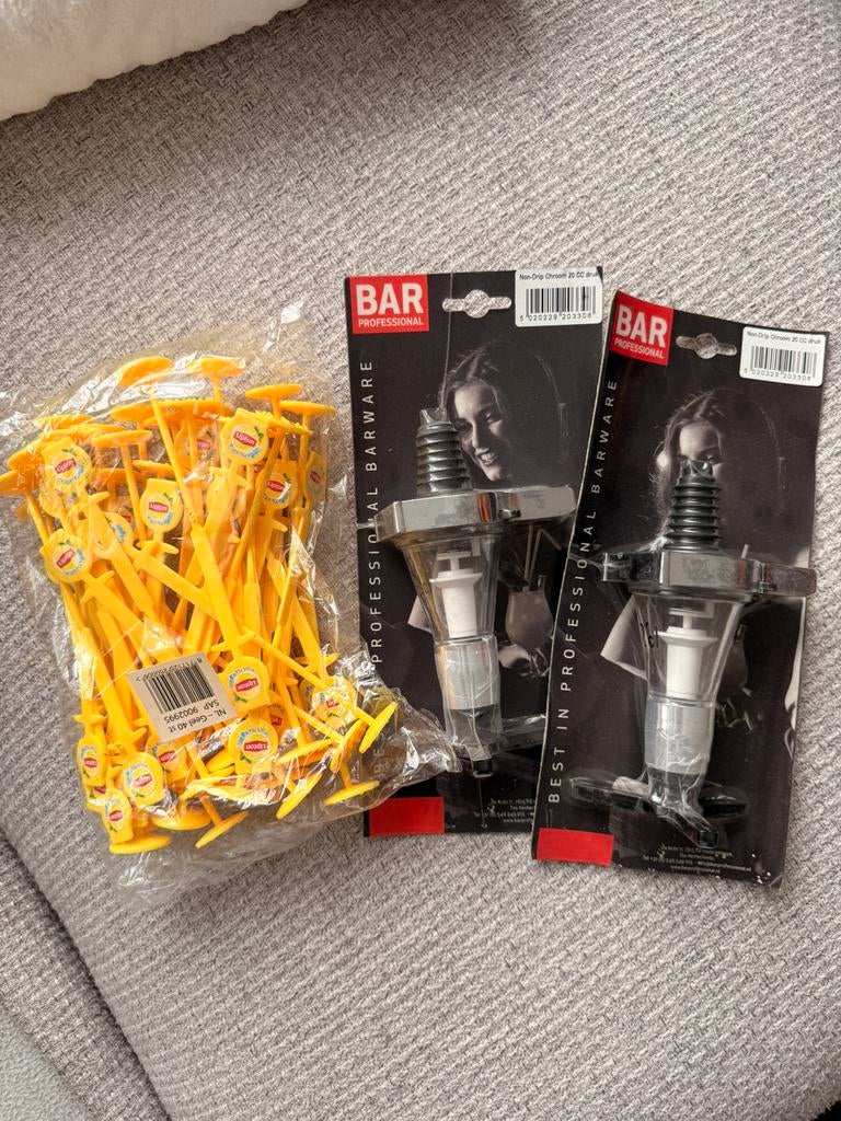 Bar accessoires set – maatschenkers + roerstaafjes, Ophalen of Verzenden, Nieuw