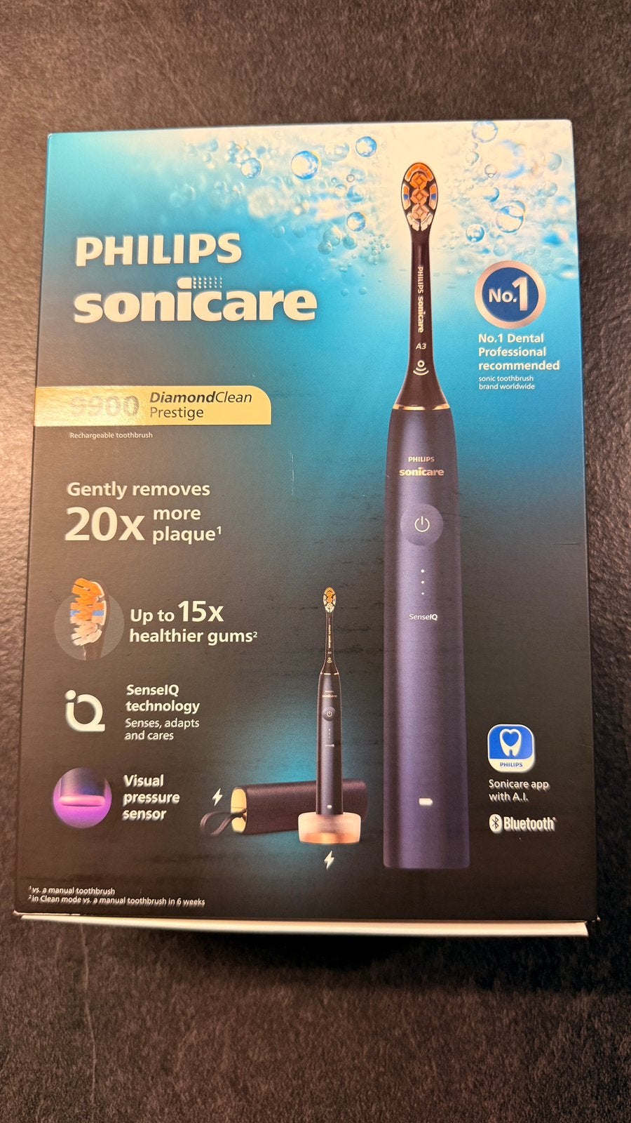 Philips Sonicare 9900 DiamondClean Prestige – Gesealed!!!, Ophalen, Nieuw, Tandenborstel