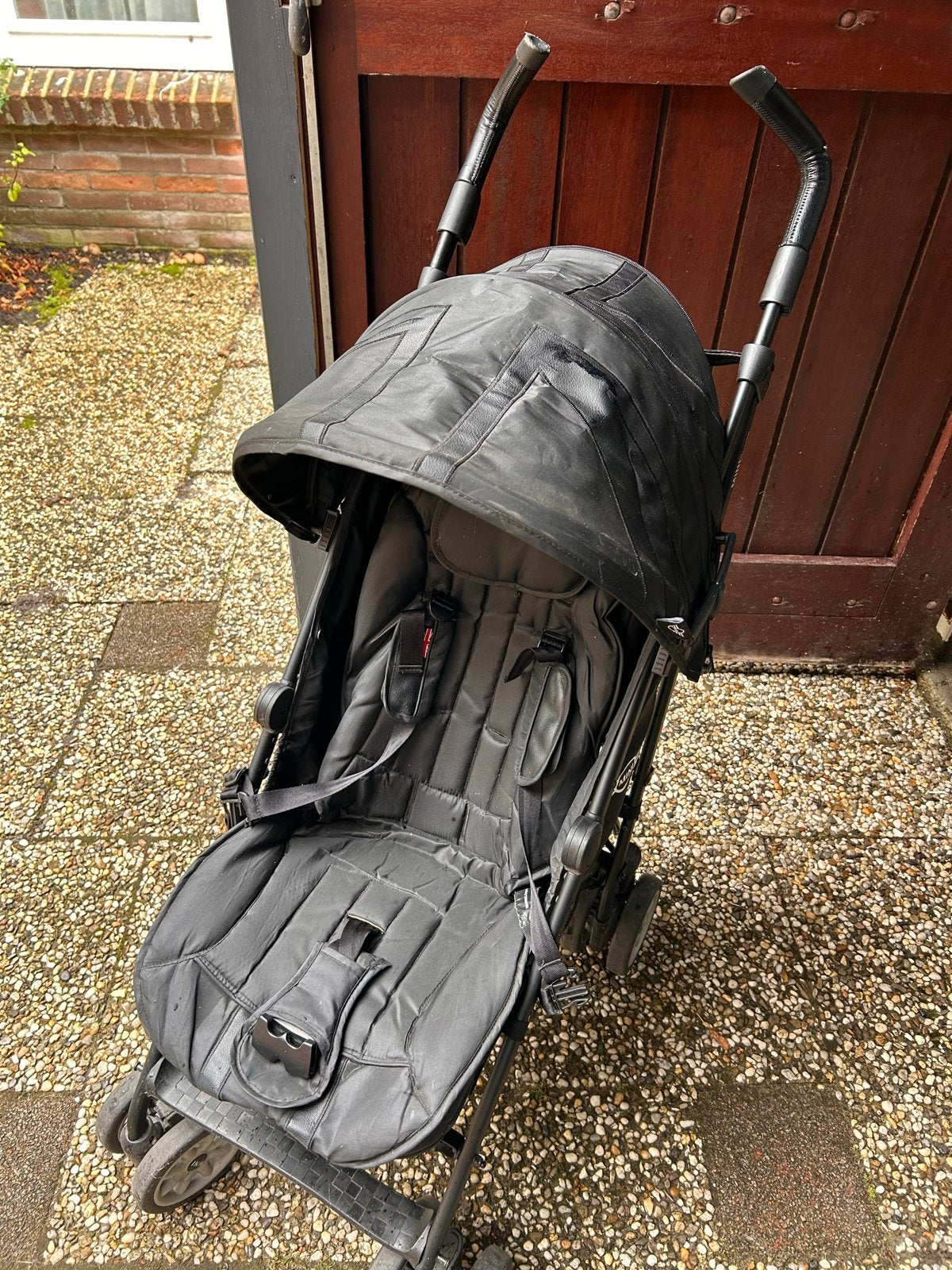 Easywalker Buggy Mini - Zwart, Ophalen, Gebruikt, Overige merken, Zonnekap