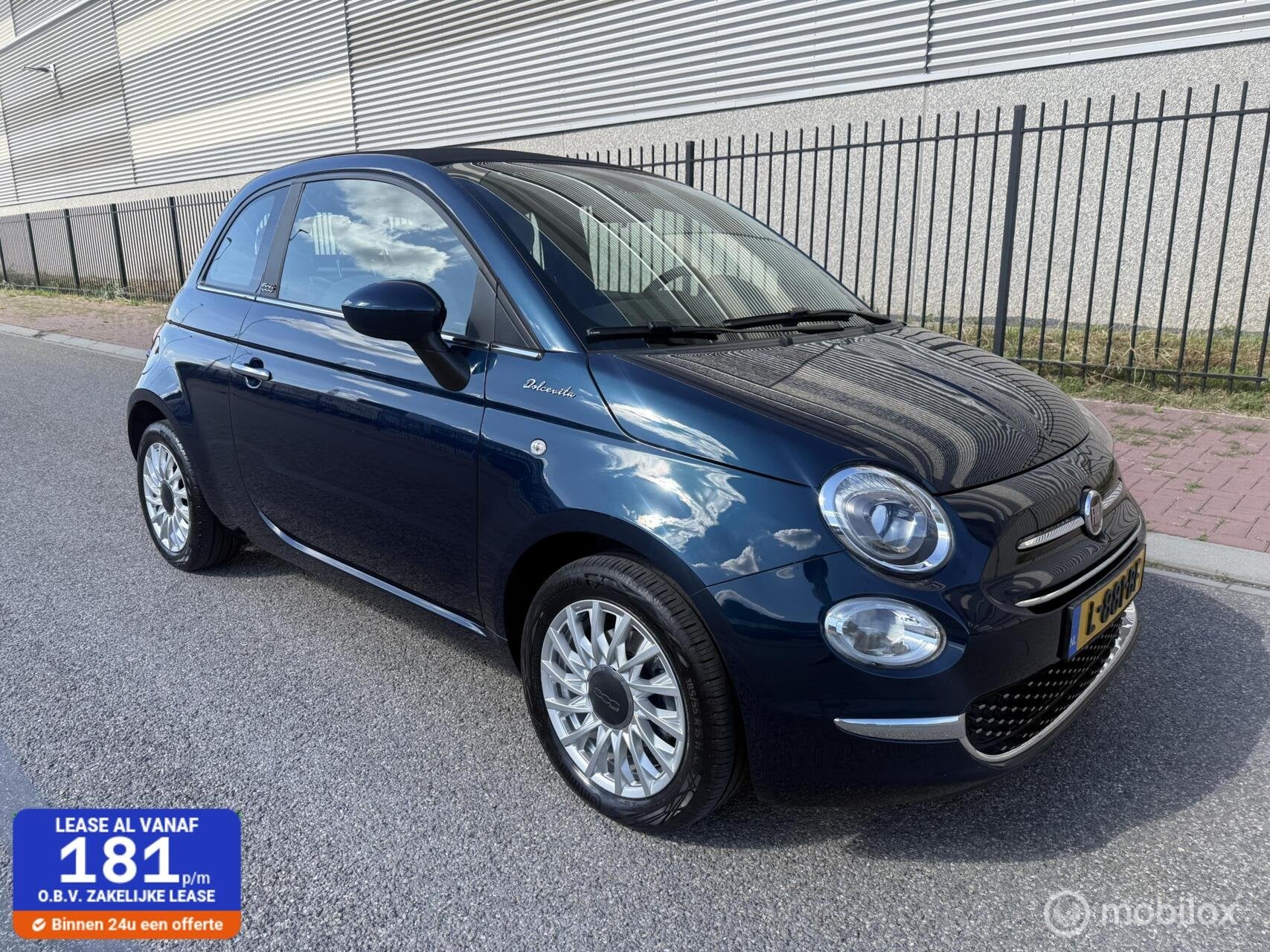 Fiat 500C 1.0 Hybrid Dolcevita Nieuwstaat, Voorwielaandrijving, Euro 6, Cabriolet, Origineel Nederlands