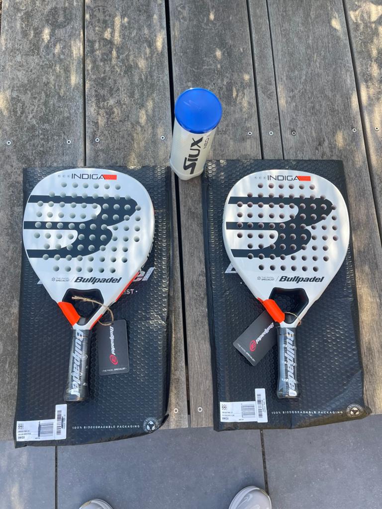 Bullpadel indiga power padel rackets nieuw, Sport en Fitness, Padel, Ophalen of Verzenden, Zo goed als nieuw