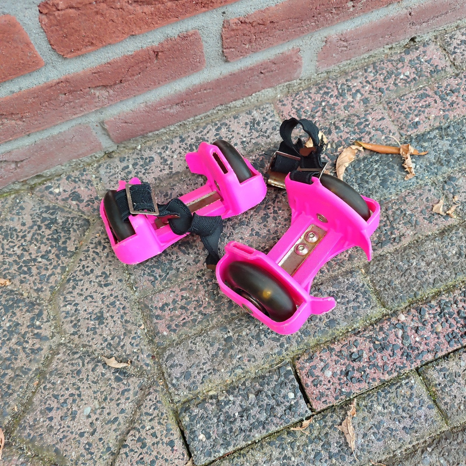 Roze hak of hielrollers rolschaatsen, Ophalen of Verzenden, Gebruikt, Kinderen