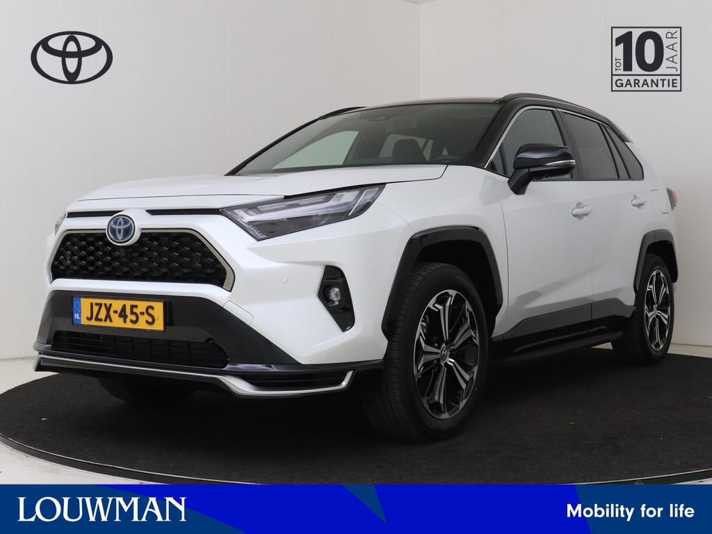 Toyota RAV4 2.5 Plug-in Hybrid AWD Bi-Tone Plus | DEMO & DIR, Auto's, Toyota, Automaat, 12 maanden, 4 cilinders, Wit