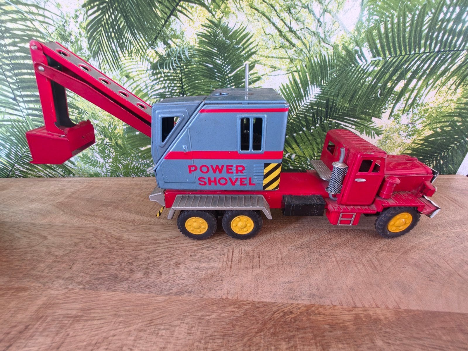 Zeldzame Vintage SSS Japan Power Shovel Truck Jaren '1950s, Ophalen of Verzenden