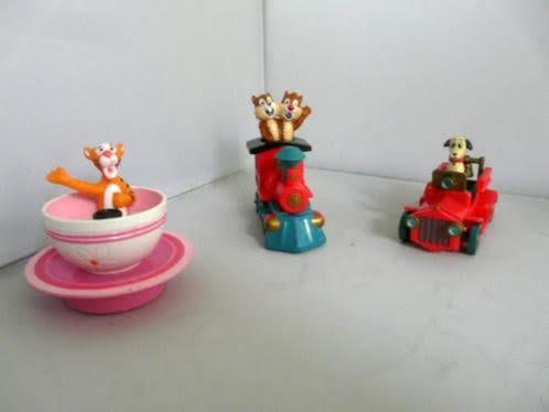 Disney # Eurodisney 1992 (3x)., Ophalen of Verzenden, Donald Duck, Zo goed als nieuw, Beeldje of Figuurtje
