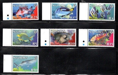 VISSEN. POSTFRIS. jaar 2010: Seychelles. 2 foto's, Ophalen of Verzenden, Postfris, Dier of Natuur